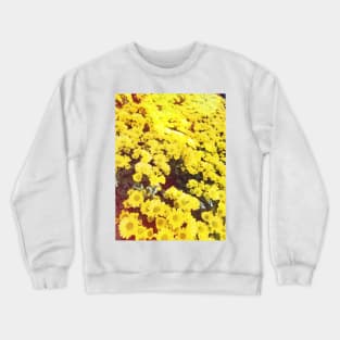 Yellow Daisy Crewneck Sweatshirt